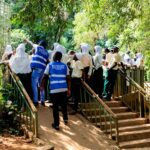 Students on a Miana Tours school trip exploring a historical site, turning classroom lessons into real-life experiences.