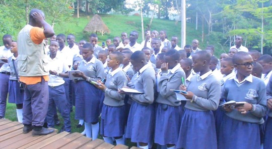 Secondary school students on a Miana Tours study trip, engaging in cultural and academic activities designed to inspire learning and growth.