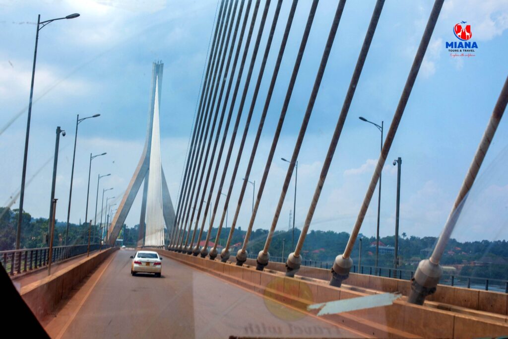 Students on a luxury education day trip in Jinja exploring the Source of the Nile and enjoying a guided River Nile boat cruise