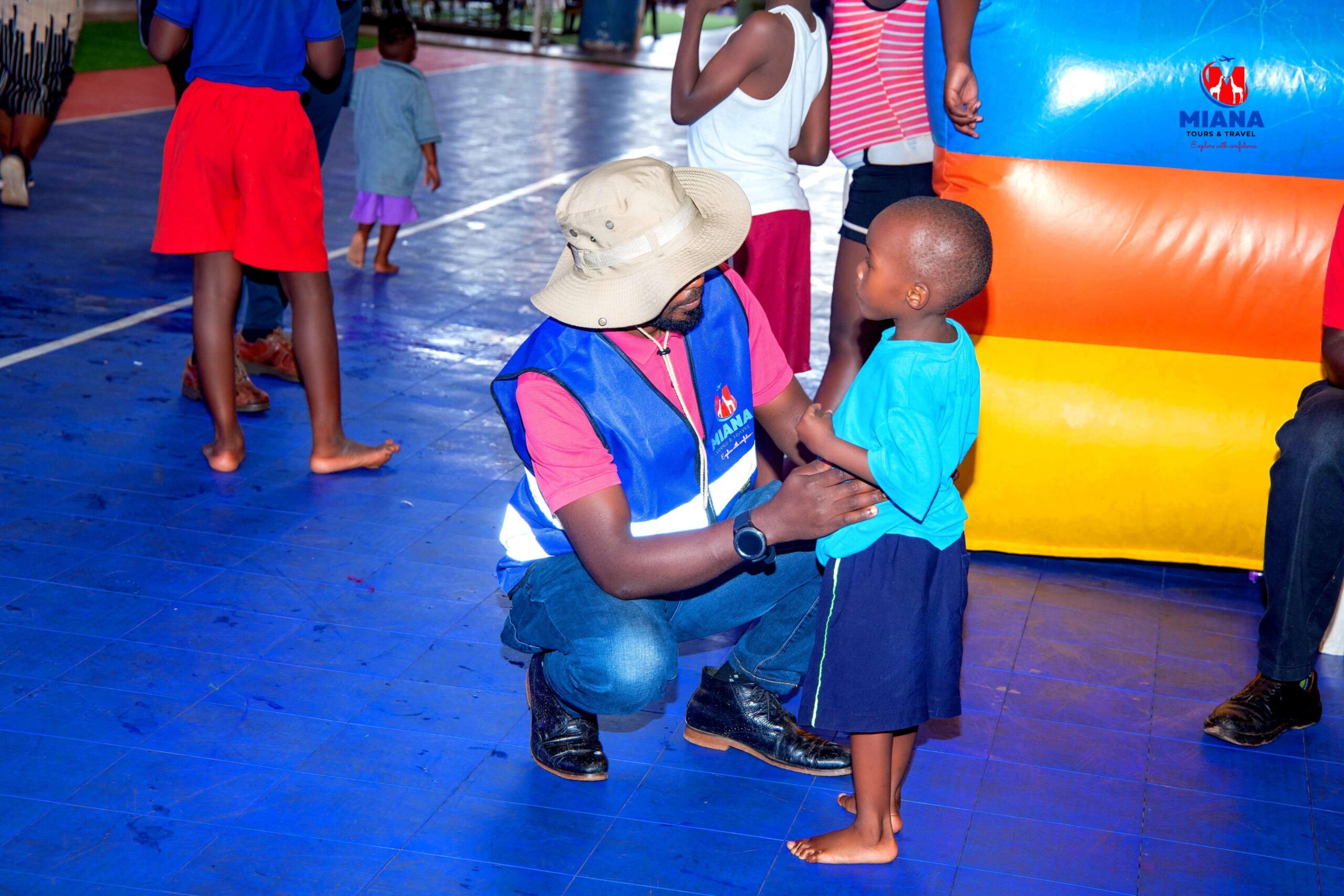 Students enjoying a guided educational and cultural tour in Kampala, Uganda